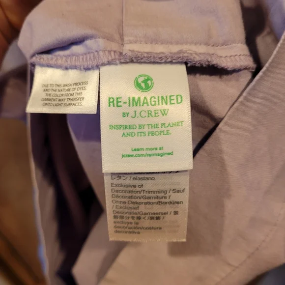 J.‎ Crew Boho Cottagecore Coastal Cowgirl smocked-waist lavender midi dress 2X - Picture 7 of 12